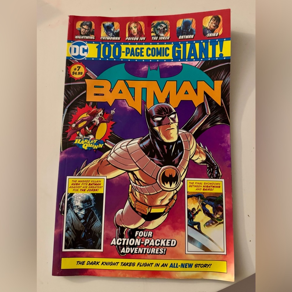 Batman 100 Page Batman Comic Giant #7 DC Comics Book Four Adventures